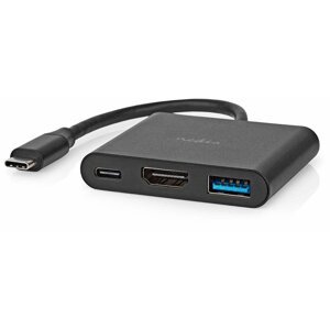 Nedis Multiportový adaptér USB-C, USB-A, USB-C, HDMI - CCGB64770BK01