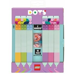Fixy LEGO DOTS, mix barev, 6 ks - 52797