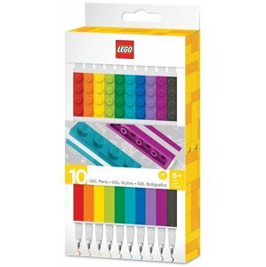 Pero LEGO, gelové, mix barev, 10 ks - 53100