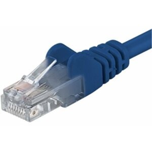 PremiumCord síťový UTP kat.5e - 0,5m , modrá - sputp005B