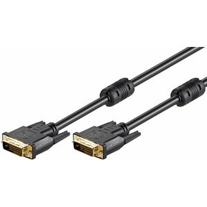 PremiumCord DVI-D propojovací, dual-link, DVI(24+1), MM - 15m - 8592220008635