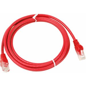 UTP kabel rovný kat.6 (PC-HUB) - 5m, červená - sp6utp050R
