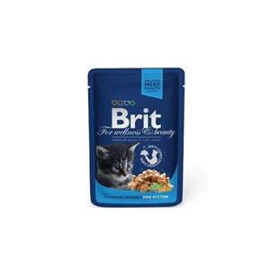 Brit Premium Cat kapsa Chicken Chunks for Kitten 100g; 68102