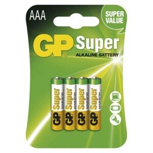 GP Alkalická baterie Super LR03 (4xAAA), blistr  B1311; 1013114000