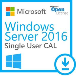 Microsoft Windows Server 2016 (Anglicky, 1 uzivatel CAL), nová licence; R18-05225