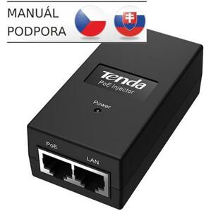 Tenda POE15F Fast Ethernet Power Injector, 15.4 W, 10/100Mb/s, 802.3af, 48 V, PD auto ; POE15F