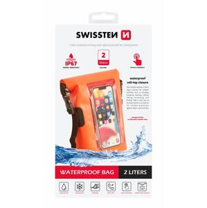 Swissten vodotěsné pouzdro waterproof oranžové(2L); 32900810