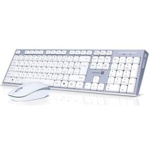 CONNECT IT Combo bezdrátová klávesnice + myš, 2,4GHz, USB, CZ + SK layout, šedo-bílá; CKM-7510-CS