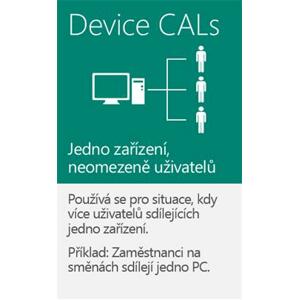 MS OEM Windows Server CAL 2019 CZ 1pk 5 Device CAL, nová licence; R18-05827