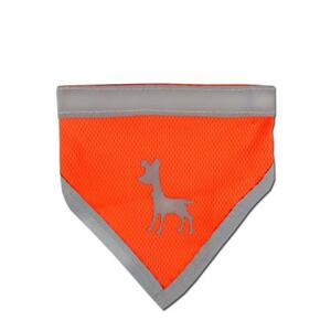 Alcott reflexní šátek pro psy, oranžový, velikost M; AC-91350