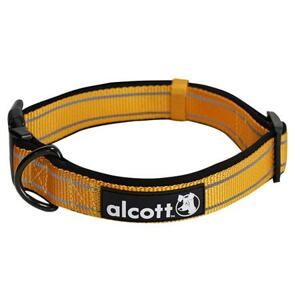 Alcott reflexní obojek pro psy, Adventure, oranžový, velikost L; AC-03452