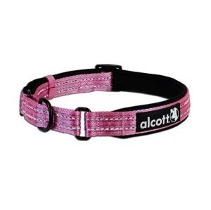 Alcott reflexní obojek pro psy, Martingale, růžový, velikost L; AC-05494