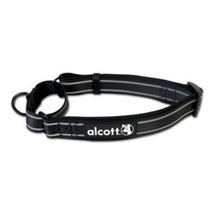 Alcott reflexní obojek pro psy, Martingale, černý, velikost S; AC-05203