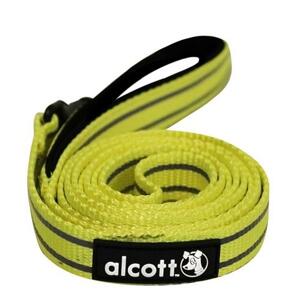 Alcott reflexní vodítko pro psy, žluté, velikost S; AC-11273