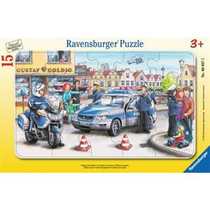 RAVENSBURGER Puzzle Policie 15 dílků; 7425