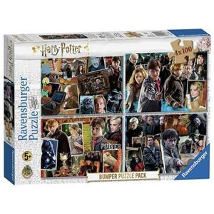 RAVENSBURGER Puzzle Harry Potter 4x100 dílků; 125358