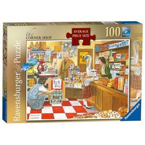RAVENSBURGER Puzzle Rohový obchod 100 dílků; 122257