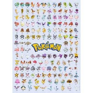 RAVENSBURGER Puzzle Pokémon: Prvních 151 druhů 500 dílků; 122433