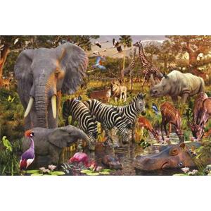RAVENSBURGER Puzzle Africká zvířata 3000 dílků; 2571