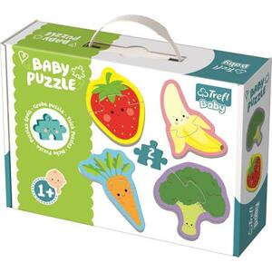 TREFL Baby puzzle Ovoce a zelenina 4x2 dílky; 122589