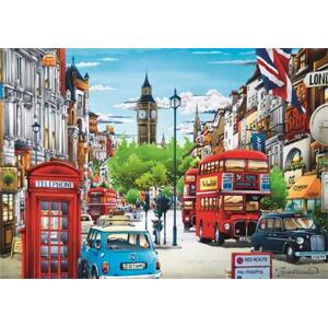 TREFL Puzzle Londýnská ulice 1000 dílků; 129458