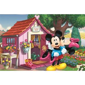 TREFL Puzzle Mickey a Minnie na zahradě 60 dílků; 116074