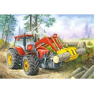 CASTORLAND Puzzle Lesní traktor 60 dílků; 595