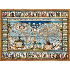 CASTORLAND Puzzle Mapa světa, 1639, 2000 dílků; 124184