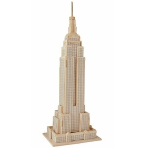WOODEN TOY , WCK 3D puzzle Empire State Building; 4424