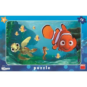 DINO Puzzle Hledá se Nemo: Nemo a želva 15 dílků; 3916