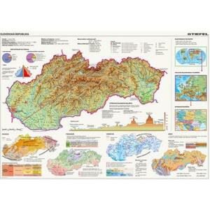 DINO Puzzle Mapa Slovenské republiky 2000 dílků; 118356