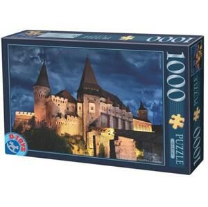 D-TOYS Puzzle Korvínův hrad v noci, Rumusko 1000 dílků; 119569