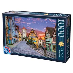 D-TOYS Puzzle Staré Město, Rottenburg 1000 dílků; 124347