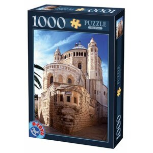 D-TOYS Puzzle Chrám Zesnutí Panny Marie, Jeruzalém 1000 dílků; 119532