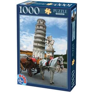 D-TOYS Puzzle Šikmá věž v Pise, Itálie 1000 dílků; 119535