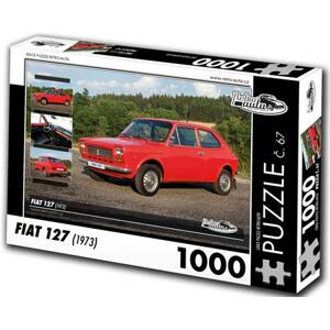 RETRO-AUTA Puzzle č. 67 Fiat 127 (1973) 1000 dílků; 127278