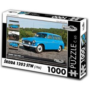 RETRO-AUTA Puzzle č. 65 Škoda 1202 STW (1966) 1000 dílků; 127286
