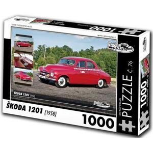RETRO-AUTA Puzzle č. 76 Škoda 1201 (1958) 1000 dílků; 127275