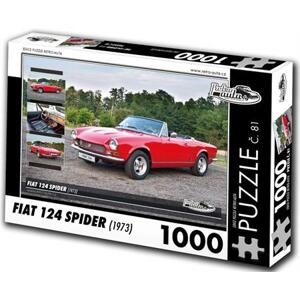 RETRO-AUTA Puzzle č. 81 Fiat 124 SPIDER (1973) 1000 dílků; 127270
