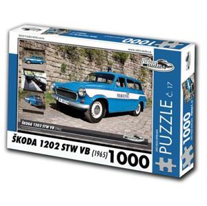 RETRO-AUTA Puzzle č. 17 Škoda 1202 STW VB (1965) 1000 dílků; 120535