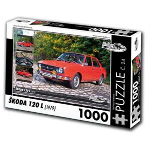 RETRO-AUTA Puzzle č. 24 Škoda 120 L (1979) 1000 dílků; 120417