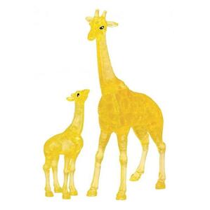 HCM KINZEL 3D Crystal puzzle Žirafa s mládětem 38 dílků; 124775