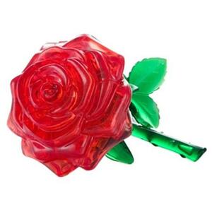 HCM KINZEL 3D Crystal puzzle Růže červená 44 dílků; 3428