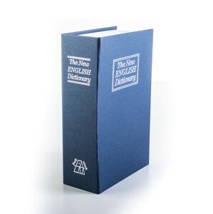 Trezor kniha G21 180 x 115 x 55 mm modrá; T-180BBK