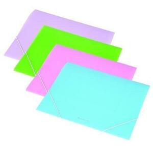 Panta Plast Desky s gumičkou, 15mm, PP, A4,  pastelová zelená; INP4103404