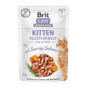 Brit Care Cat Fillets in Jelly Kitten with Salmon 85g; 115661