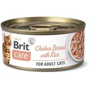 Brit Care Cat konz Fillets Breast&Rice 70g; 110652