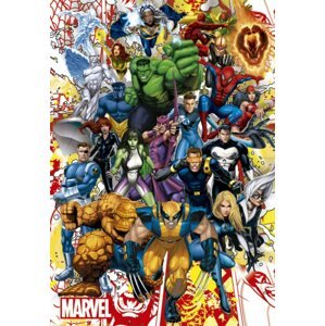 EDUCA Puzzle Hrdinové Marvel 500 dílků; 4501