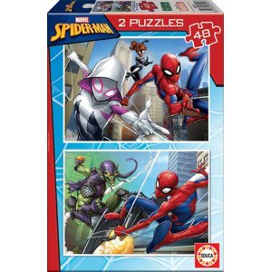 EDUCA Puzzle Spiderman 2x48 dílků; 125206