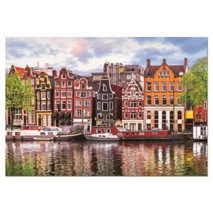 EDUCA Puzzle Tančící domy, Amsterdam 1000 dílků; 131222